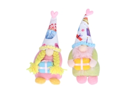 2 Piezas De Peluches De Pareja De Elfos Para San Valentín, Artículos Decorativos De Mesa, Suerte Y Felicidad, 27 Cm
