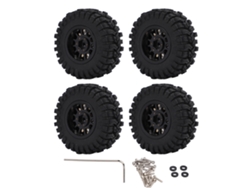 Neumáticos Para Ruedas Rc, 4 Unidades, Llanta De Latón, Goma, 1,2 Pulgadas, Estabilidad Para Coches Rc 1/18 1/24 Traxxas Scx24 Fms24