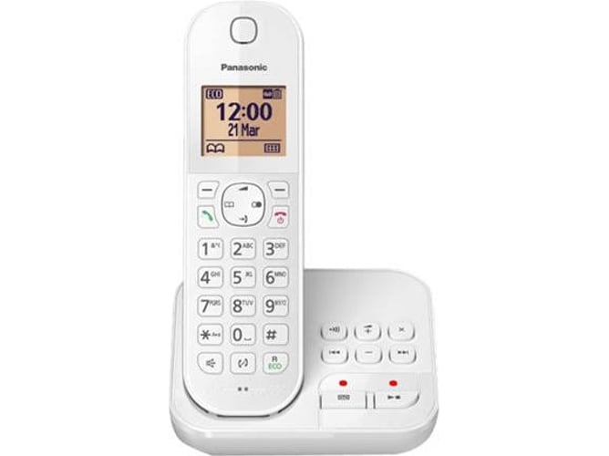 Teléfono Fijo PANASONIC KX-TGC420FRW Blanco