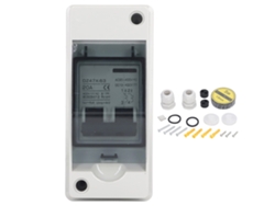Disyuntor Miniatura 2p 20a Dc12v-400v Ip65 Resistente Al Agua Para Sistemas Fotovoltaicos Solares.
