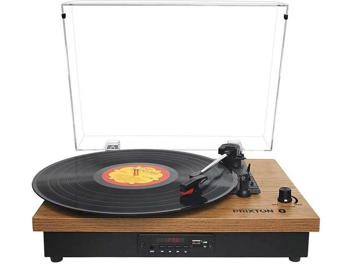 Tocadiscos PRIXTON Studio (Manual - Velocidad: 33 1/3 - 45 - 78)