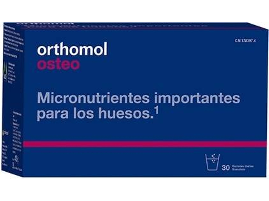 Complemento Alimentar ORTHOMOL Osteo Granulado (30 carteiras)