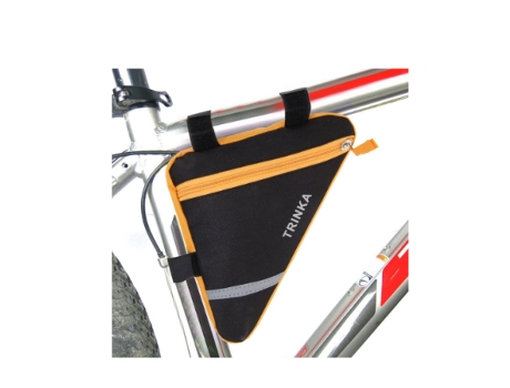 Bolsa para guardar bicicletas deportivas Ciclismo Bolsa triangular para cuadro de sillín Negro BISBISOUS