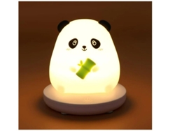 Luz Nocturna Yizhood Tl16 Led Niños Panda Regalo Soft Touch Silicona Blanca