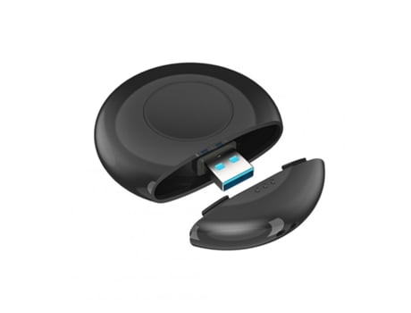 5-en-1 cargador inalámbrico portátil lector de tarjetas usb tf disco duro de expansión para iwatch 5 6 7 estación de carga negro