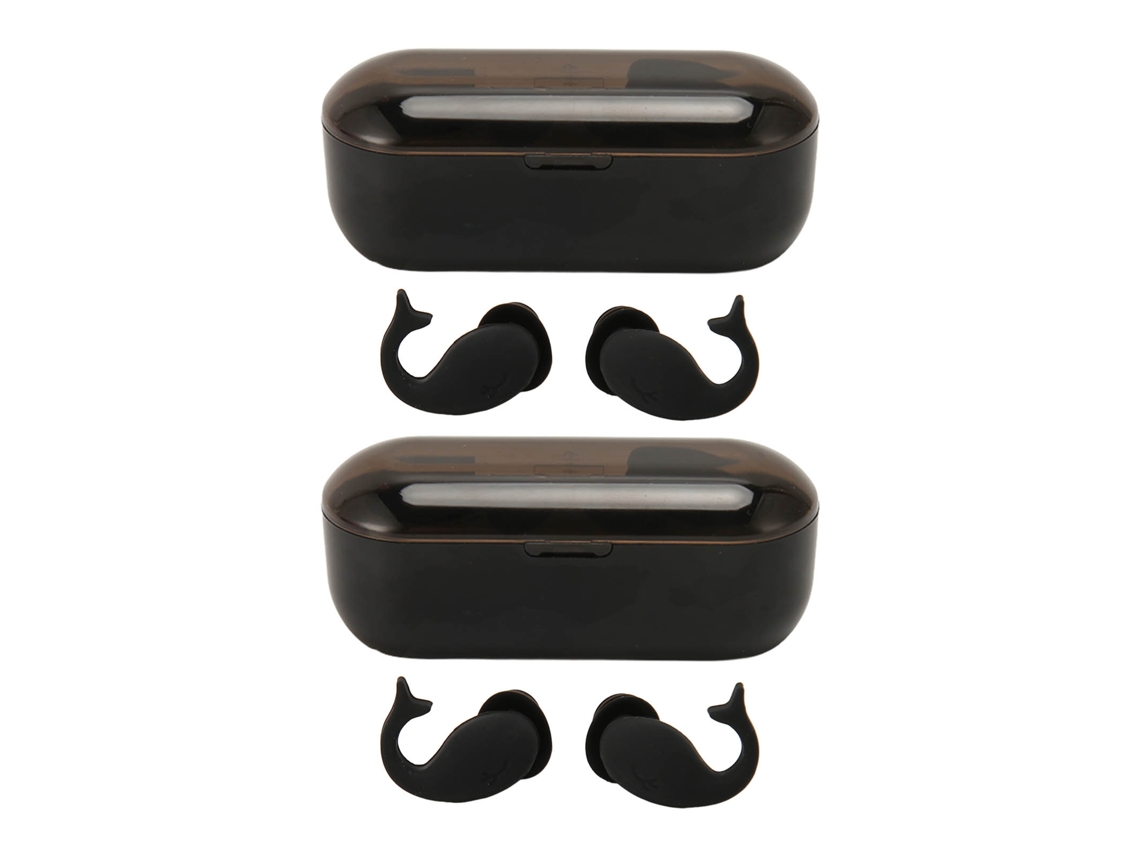 2 pares de tapones para los oídos de silicona con cancelación de ruido NRR 40db, reutilizables para dormir.