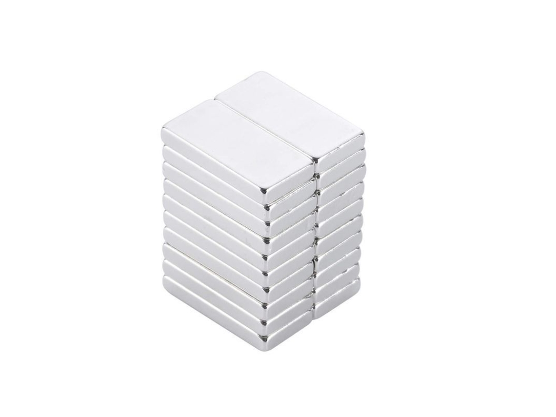 2026-20 Imanes Neodimio, Imanes De Tierras Raras Fuertes, Imanes De Barra Multiuso 20x10x2mm
