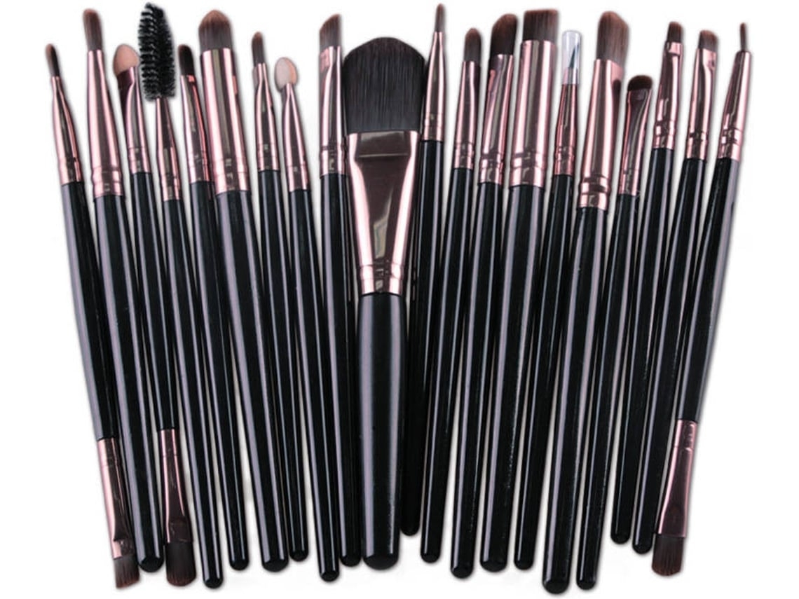 Kit De Brochas De Maquillaje De Madera N.° 13 (20 Brochas)*