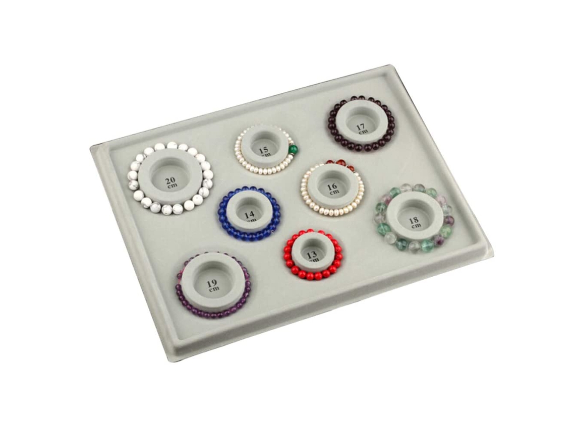 EIOORORRIY Tabuleiro De Design Para Pulseiras Com Contas Adesivas - Organizador De Contas Para Bijuterias Diy (contas Para Colares/pulseiras)