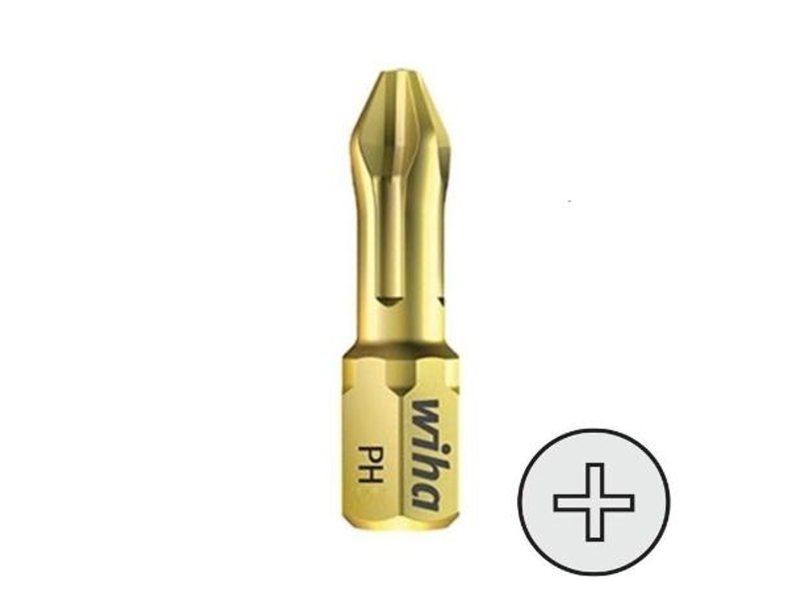 Punta atornillar mango 1/4 torsion ph 25mm punta atornill ph2