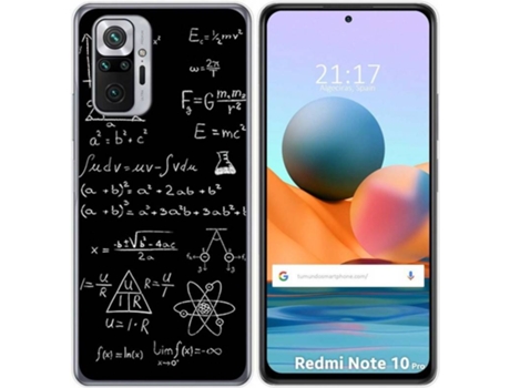 Carcasa Xiaomi Redmi Note 10 Pro TUMUNDOSMARTPHONE Formulas Multicolor