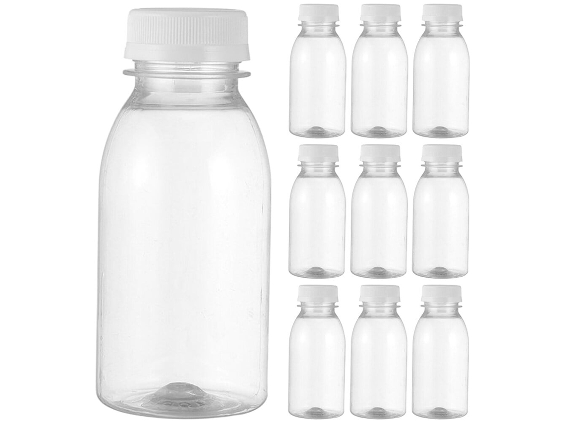 12 Botellas De Agua Vacías, Multifuncionales, Que Se Pueden Usar Para Almacenar Leche Y Zumo, Y Que Además Son Rellenables.