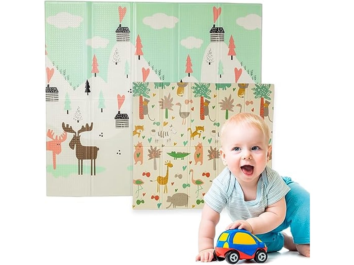 Alfombra bebe suelo acolchada XPE para juegos 1,5cm grosor (Love