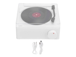 Altavoz tocadiscos Bluetooth ABS Hermoso altavoz tocadiscos inalámbrico portátil Reloj despertador para uso doméstico Yunzii