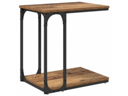 Mesa de comedor | Mesa auxiliar de madera antigua de 50 x 35 x 52 cm, madera tratada.