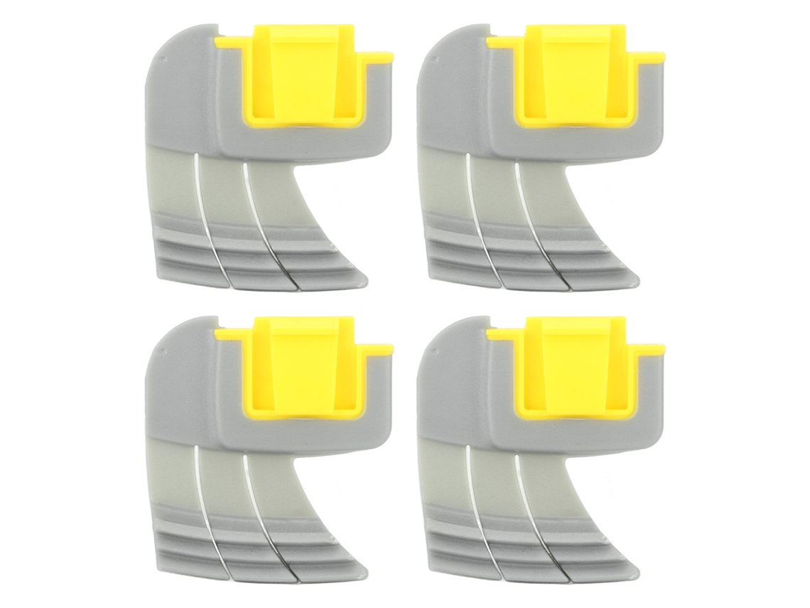 4 cepillos de limpieza ciclónica R0714400 para limpiador Zodiac Mx8 Mx6, fabricados en plástico y caucho.