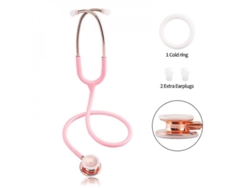 Dan26-estetoscopio Profesional Cardiología Doble Cabeza Equipo Médico Para Médicos Enfermeras Estudiantes Lxu Rosa Claro