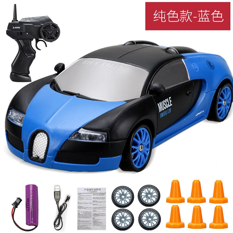 Coche De Control Remoto De 2,4 G Con Tracción En Las Cuatro Ruedas, 3,7 V, 500 Mah