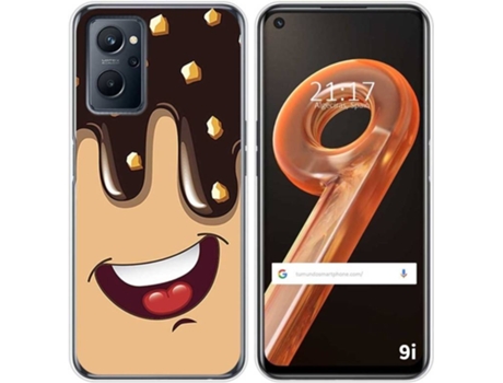 Carcasa Realme 9i TUMUNDOSMARTPHONE Dibujos Helado Chocolate Multicolor