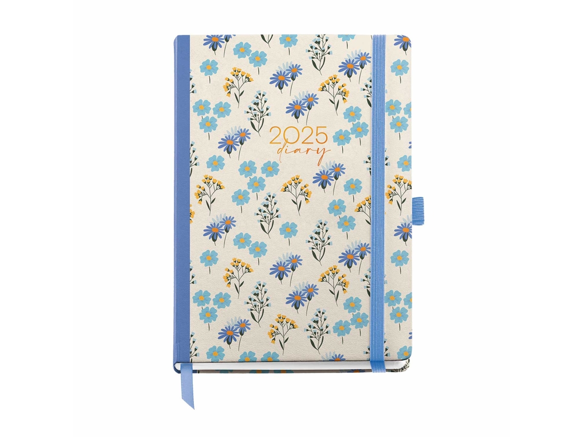 Agenda Semanal 122X168Mm 2025 MIQUELRIUS Diario Margaritas con Elástico 33083