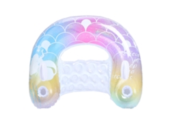 Silla Hinchable Para Piscina Con Portavasos Y Respaldo Juguete De Sirena Para Fiestas En La Piscina. Siurn