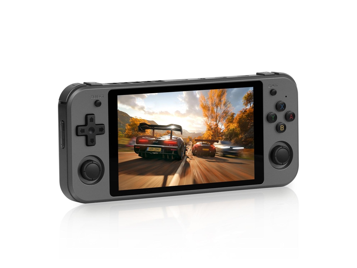 Consola portátil con pantalla táctica hueca de 5,36" y batería de 6400 mAh.