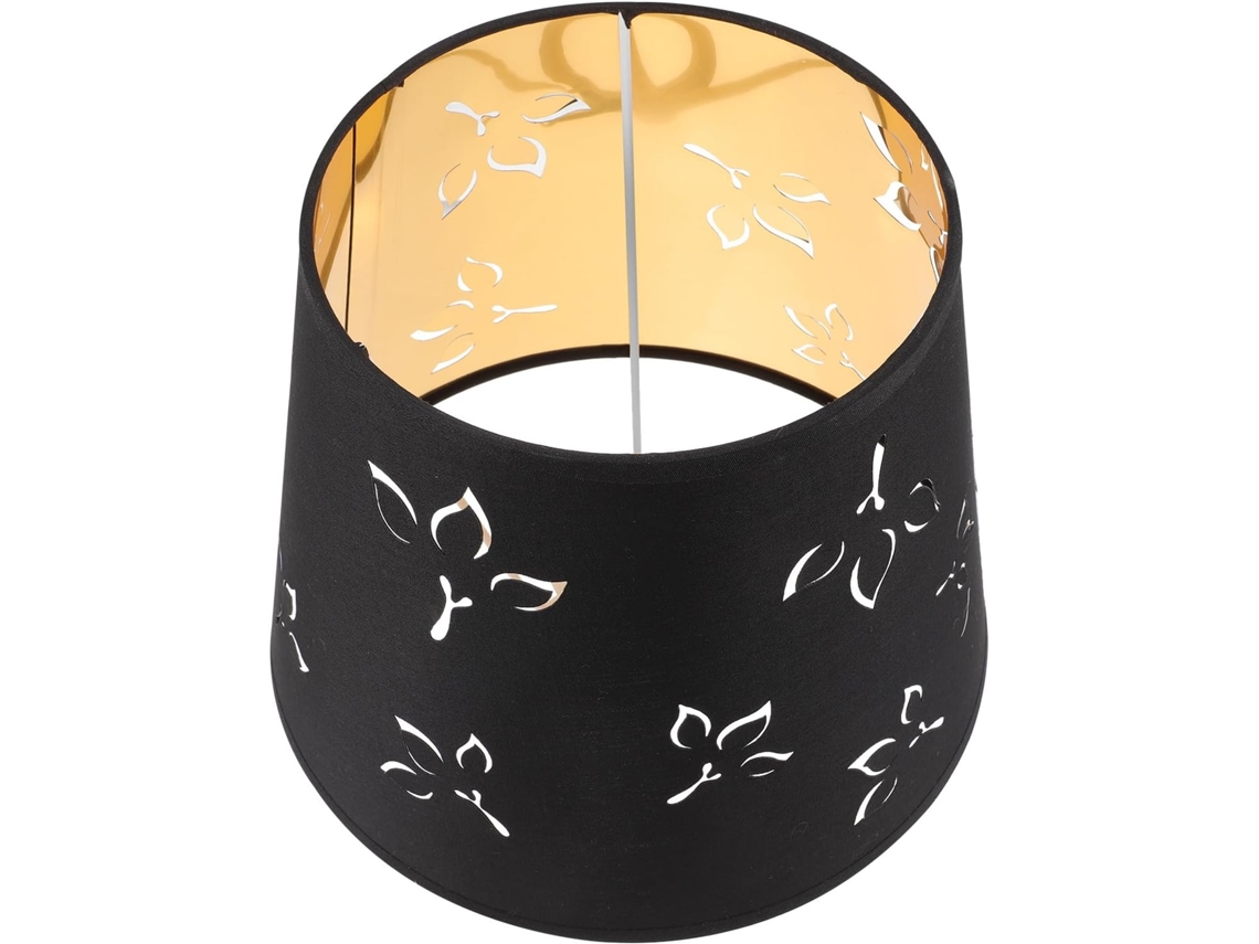 Pantalla Grande De Tela Negra Para Lámpara E27, Luz Suave, Protectora, Moderna Para Cocina Y Oficina.