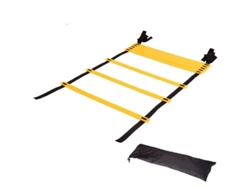 Yncm-escalera De Entrenamiento Con Cuerda De Nailon Y Polipropileno, Espaciado Ajustable, Equipo De Práctica De Juego De Pies, 4 M/13,12 Pies, 8 Peldaños