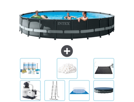 Piscina Tubular INTEX 26334GN-CB44 (30079 L - 610x122cm)
