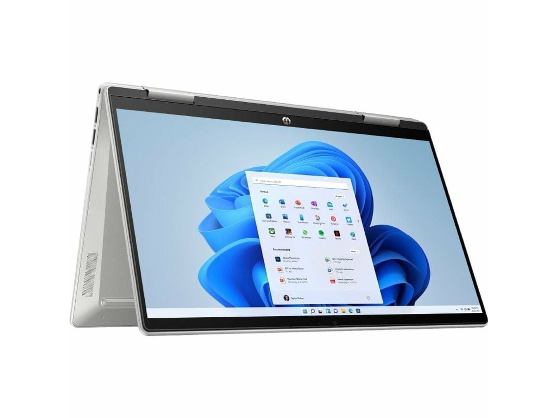 Laptop HP X360 14-EK1034NS (Plateado - 16 GB RAM - 512 GB SSD - 14" - Enchufe EU - QWERTY - Intel)
