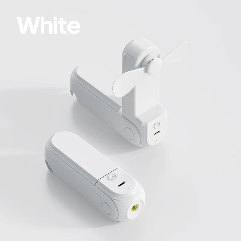 Ventilador Portátil (blanco), Mini Y Portátil, Tres Velocidades.
