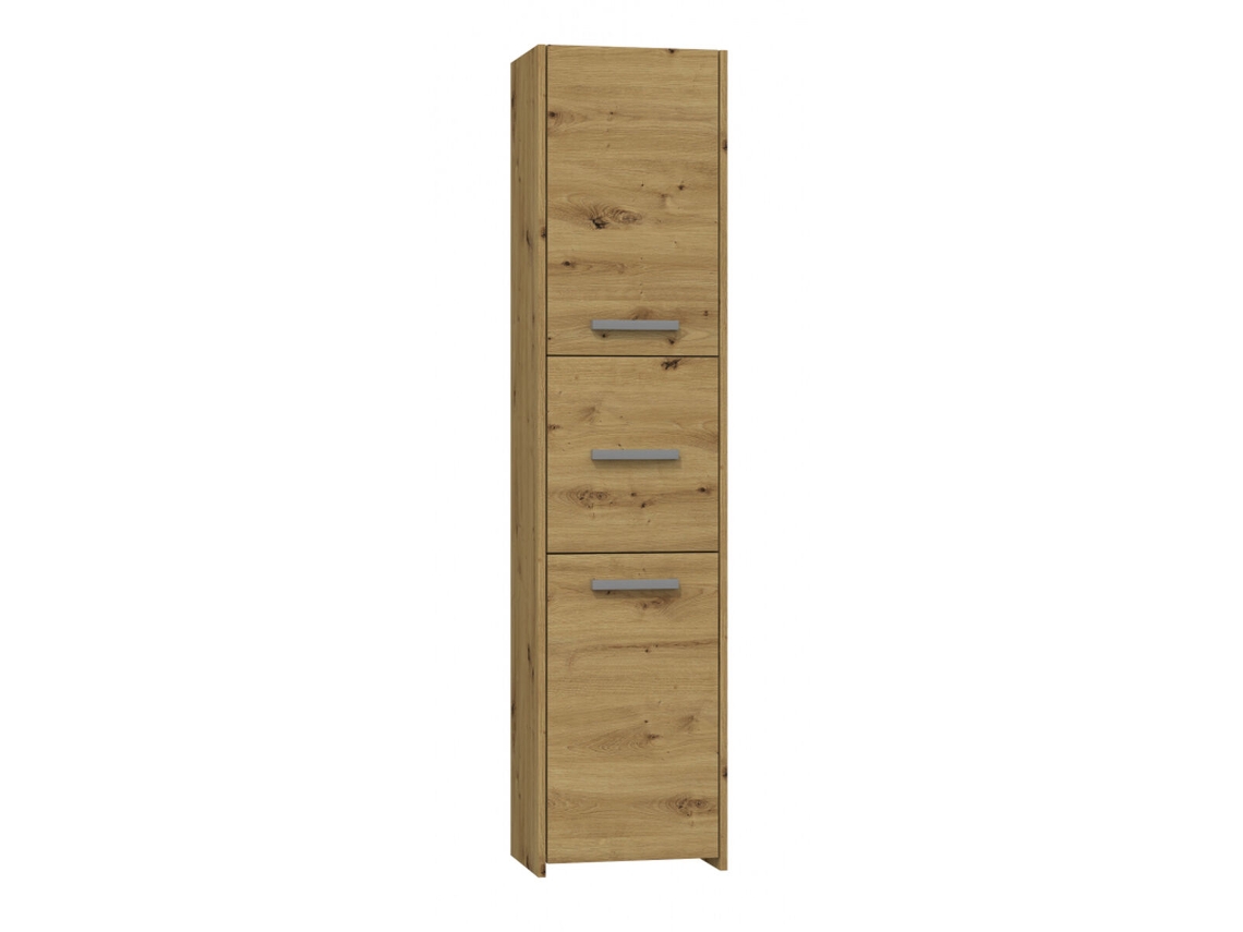 Mueble Auxiliar TOP E SHOP S43 ARTISAN Baño y ducha Plateado Roble Laminado ABS Plástico Aglomerado