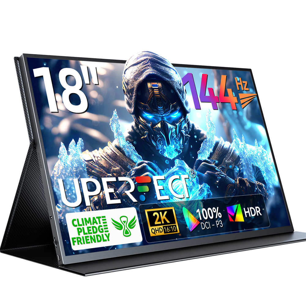 Monitor Juegos Portátil Uperfect J02 (18 1600p 300nit 144 Hz 2k)
