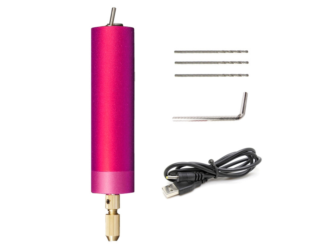 Mini Taladro Eléctrico Para Bricolaje, Ideal Para Pulir, Lijar Y Grabar.