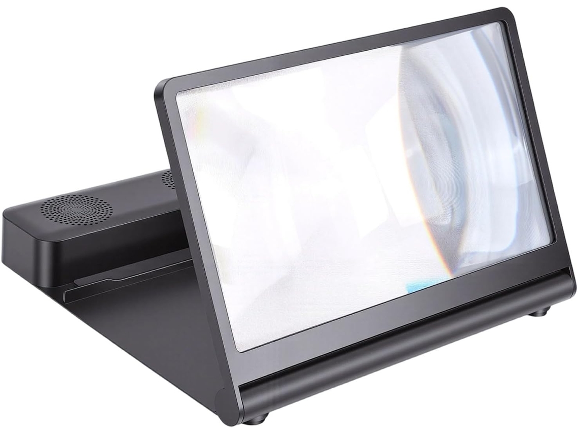 Lupa De Pantalla, Proyector Lupa 3d Hd Para Teléfono Móvil, Soporte Plegable Para Teléfono Móvil
