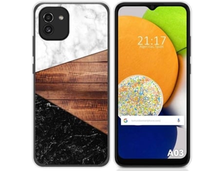 Carcasa para Samsung Galaxy A03 TUMUNDOSMARTPHONE Dibujos Mármol 11 Multicolor
