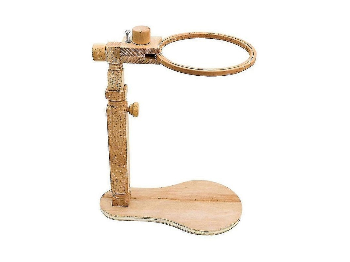 2026-soporte De Bordado De Madera De Haya Giratorio Con Aro Porta Bastidor Para Manos Libres Ajustable Multifuncional