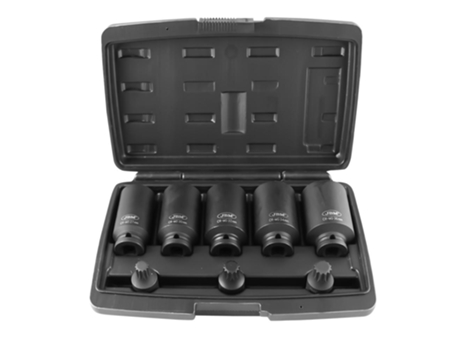 Juego de 8 Llaves de Impacto Xzn 1/2"