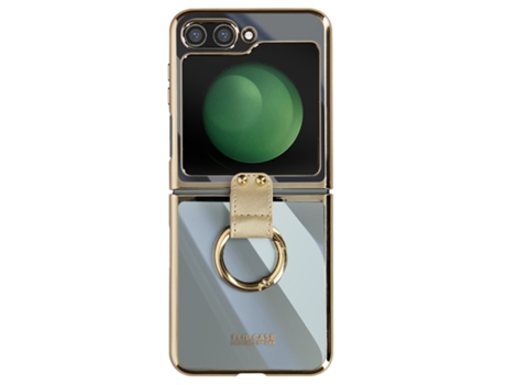 Funda para Samsung Galaxy Z Flip 5 S/Z Flip 5 AVIZAR Acrílico Dorado