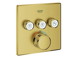 Termostato Grohtherm Smartcontrol con tres válvulas de cierre Color: Sunrise Fresh Brushed GROHE