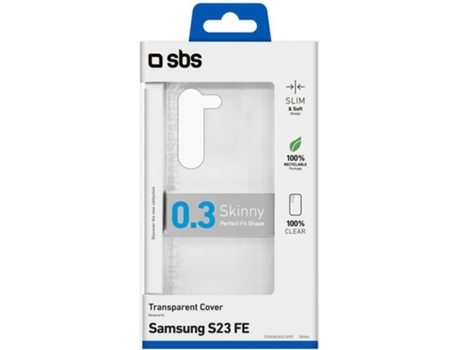Funda SBS para Samsung Galaxy S23 FE (Transparente)