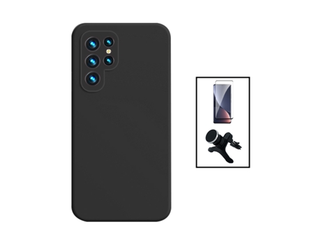 Kit De Película De Vidrio Templado De Cubierta Completa 5D Soporte Magnético Para Coche Reforzado Con Silicona Líquida PHONECARE Para Samsung Galax...
