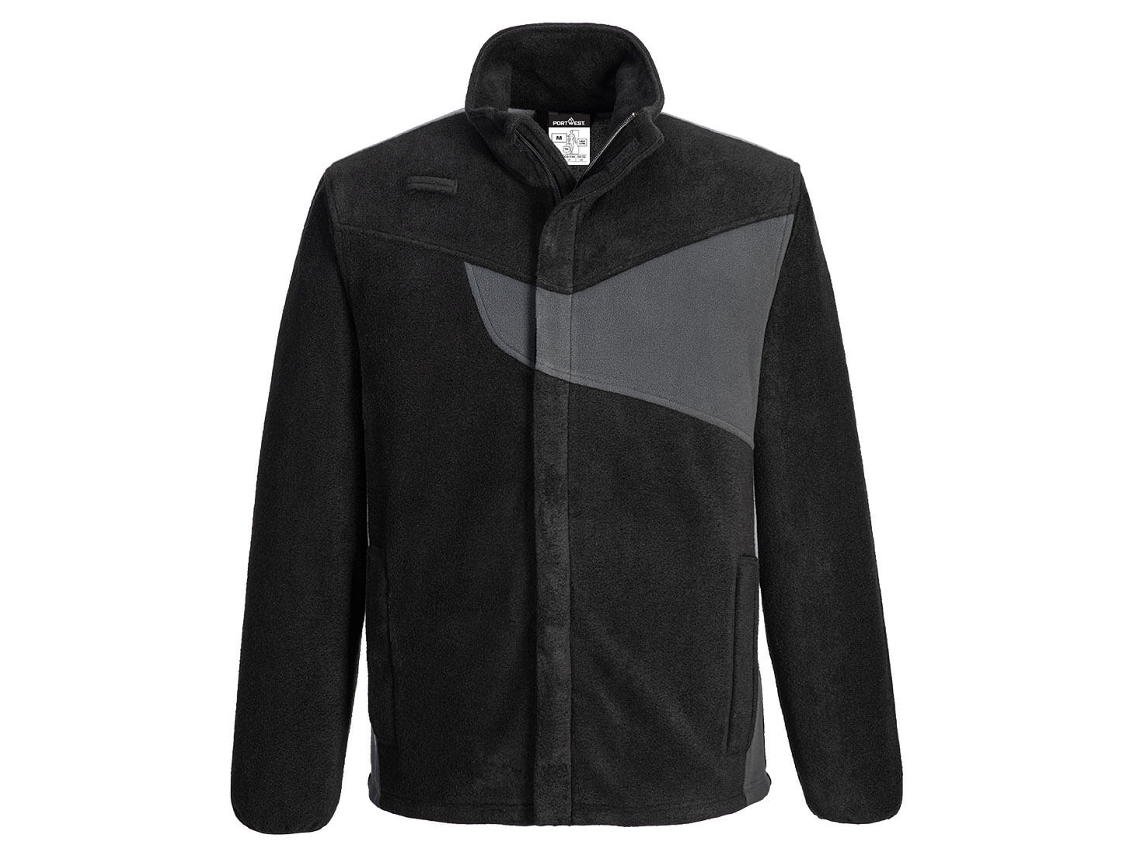 Forro Polar Pw2 - Comodidad Y Estilo Negro Rojo / Xl