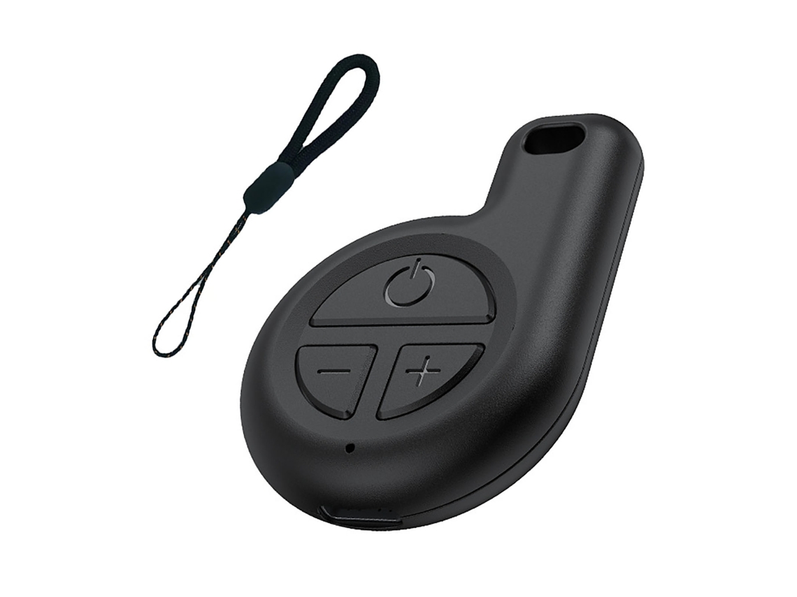 Control remoto Bluetooth para teléfono, botón multimedia inalámbrico y disparador de cámara.