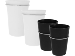 Portavasos Tablero Perforado Gancho Anilla, Set 4 Piezas