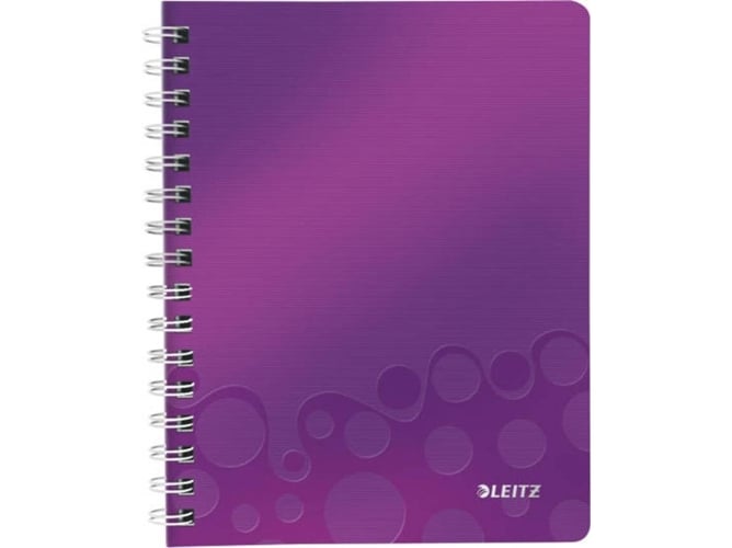 Cuarderno LEITZ WOW (A5 - Cuadriculado - 21x15x2cm - Violeta)