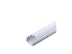Perfíl Aluminio para Tira LED - Difusor Opal SU-A1707 x 2M GREENICE