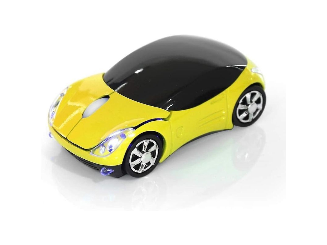 Ratón Inalámbrico Para Niños, Ratón Inalámbrico De 2,4 G Con Receptor Usb (amarillo)