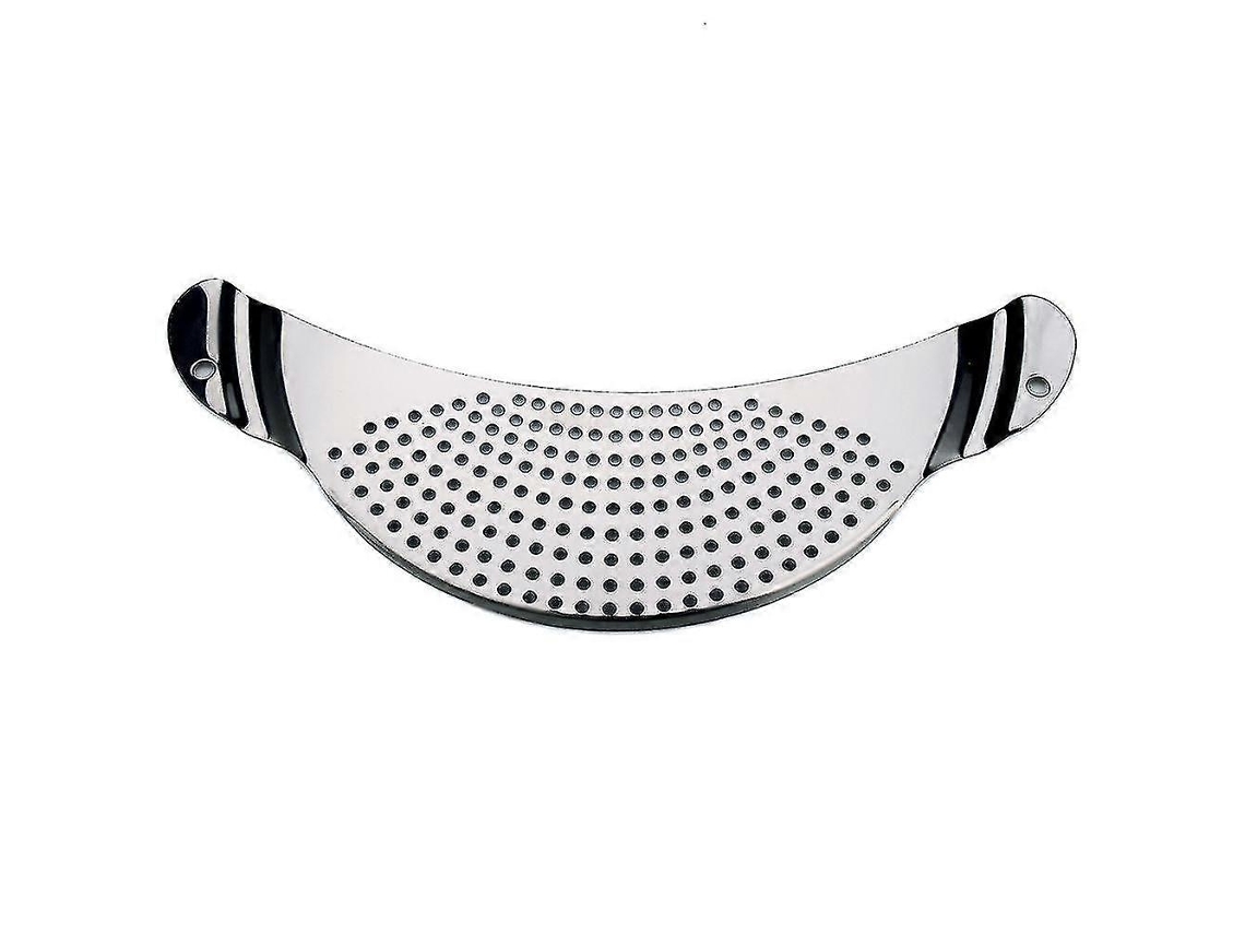 Colador De Acero Inoxidable Para Olla, Filtro Lateral Anti-derrames, Ideal Para Pasta Y Verduras, 1 Pieza Plateado