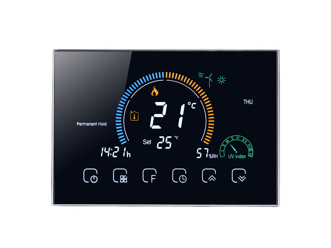 Termostato inteligente Wi-Fi para aire acondicionado central